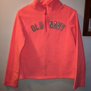 Girls Old Navy Quarter Zip Fleece
